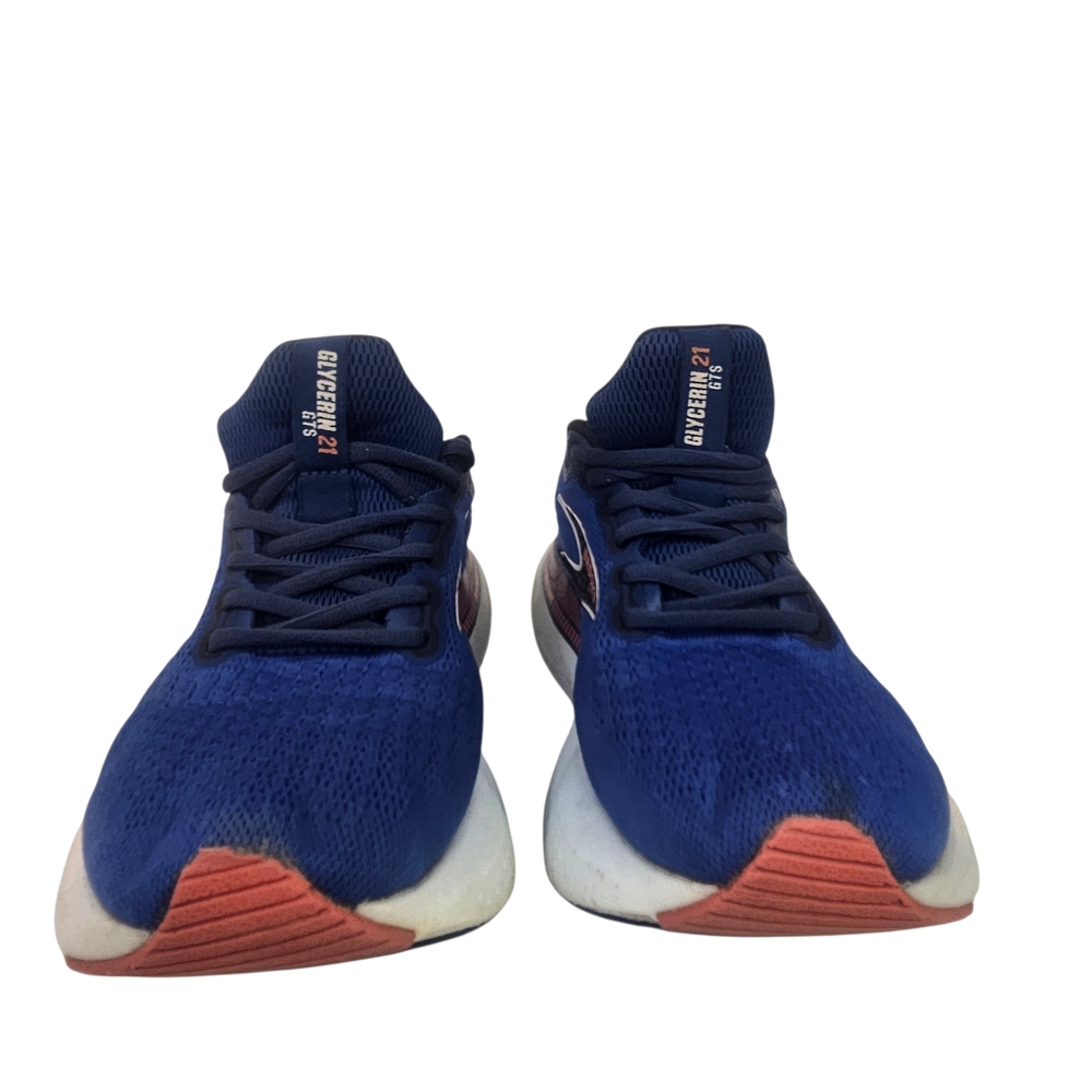 Brooks women's Blue Running Sneakers with Coral Accents